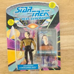 1993 Star Trek TNG Lieutenant Commander Data Playmates Figure Sealed 607290